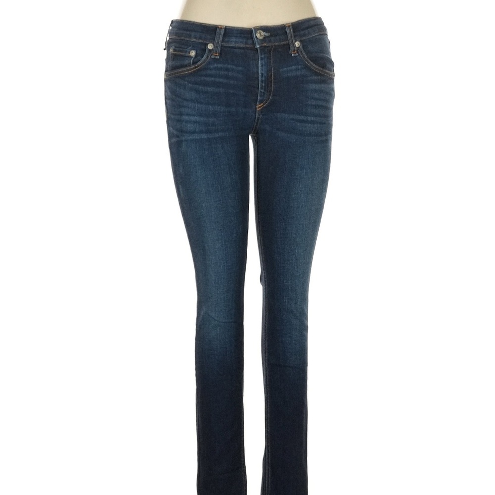 Rag & Bone Mid Rise Skinny Dark Wash Jeans 29